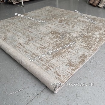 Современный Ковер Дизайн 046 Беж с Серым